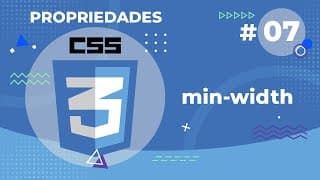 Propriedade min-width do CSS3