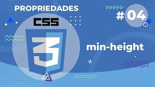 Propriedade min-height CSS3 - Definindo altura mínima